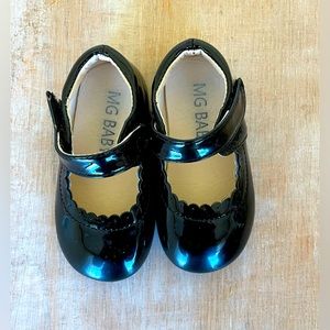 MG Baby black patent, leather shoes
